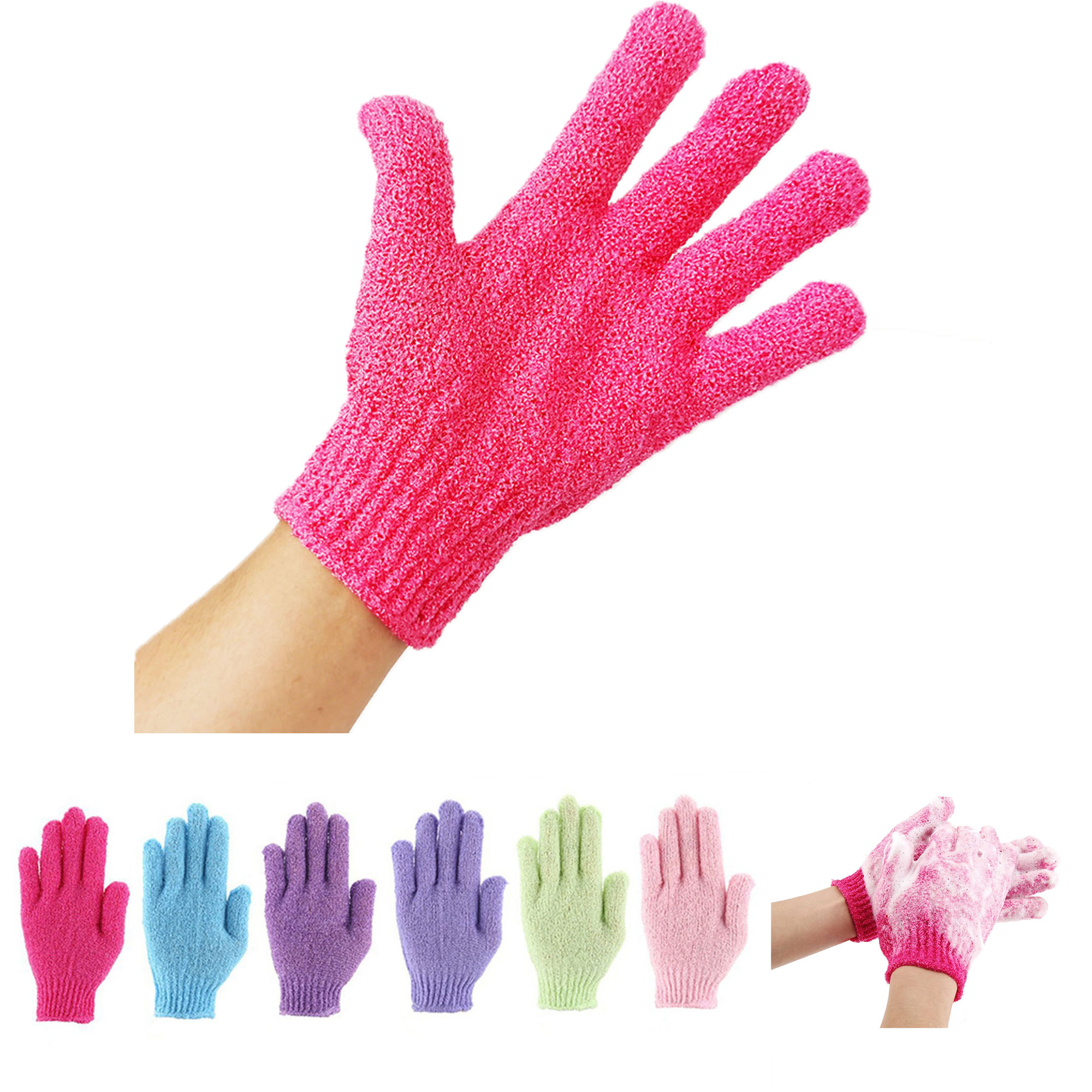 Exfoliating Body Scrub Gloves for Smooth Skin 3