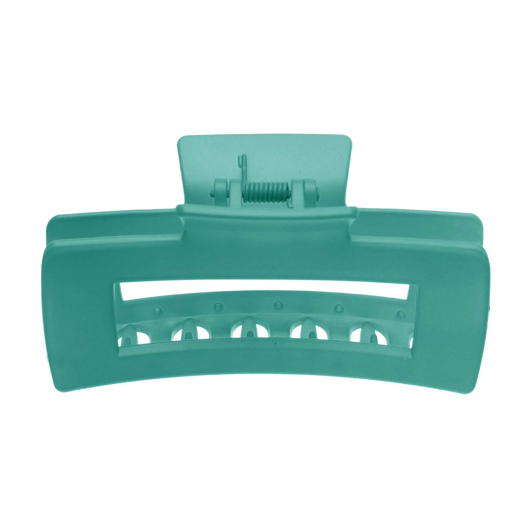 Small Pad Printed Rectangle Hair Clips 13
