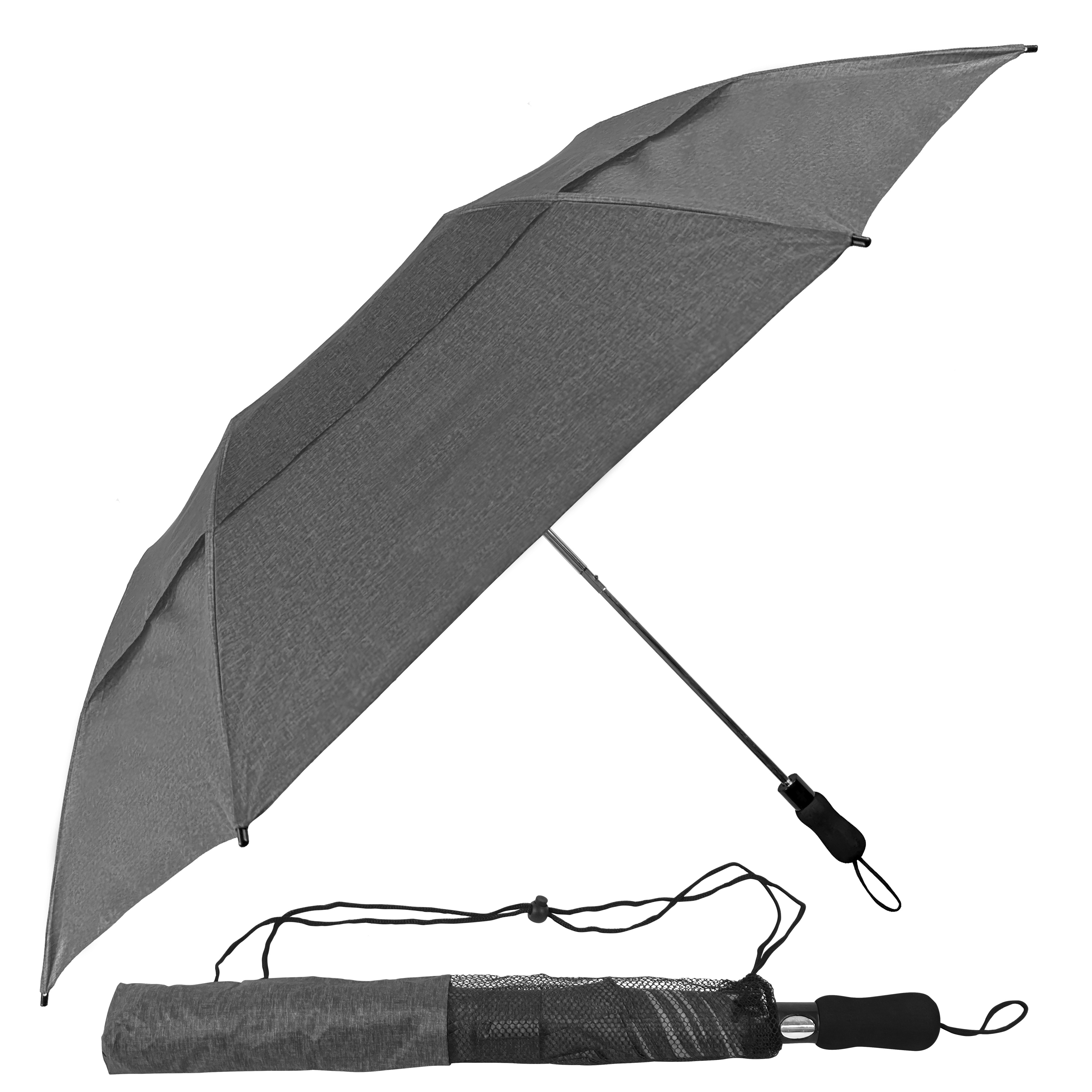 The Vented Heather Little Giant Folding Golf Umbrella 4