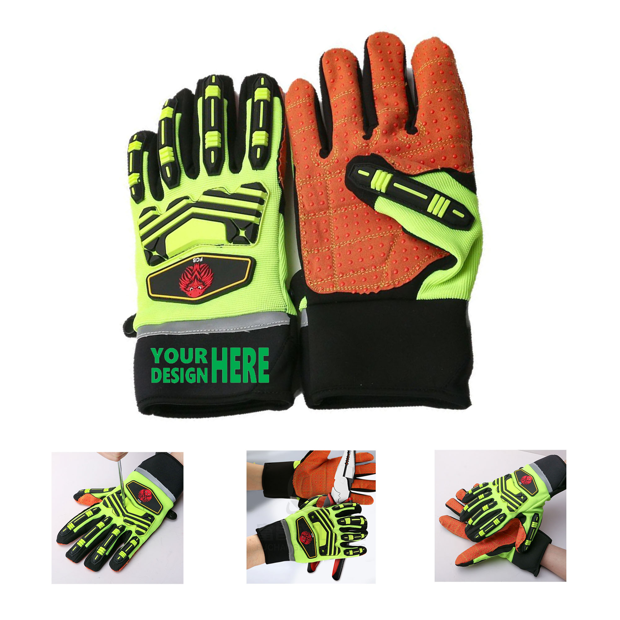 Wear-resistant And Anti-slip Nitrile Labor Protection Gloves 1