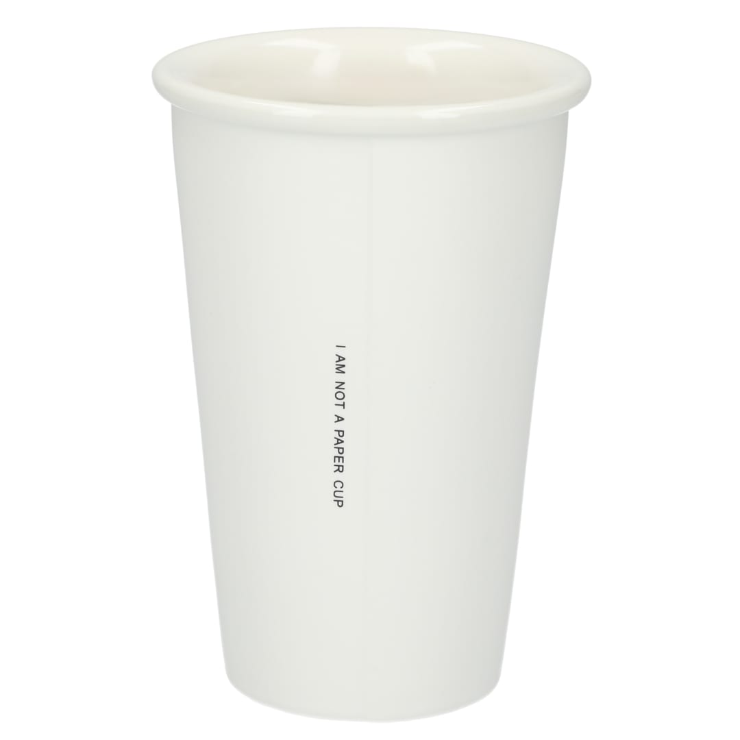 I'm not a paper cup 10oz ceramic tumbler 71