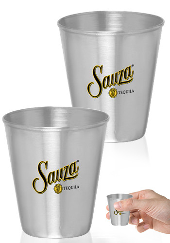 2.5 oz. Metal Shot Glasses