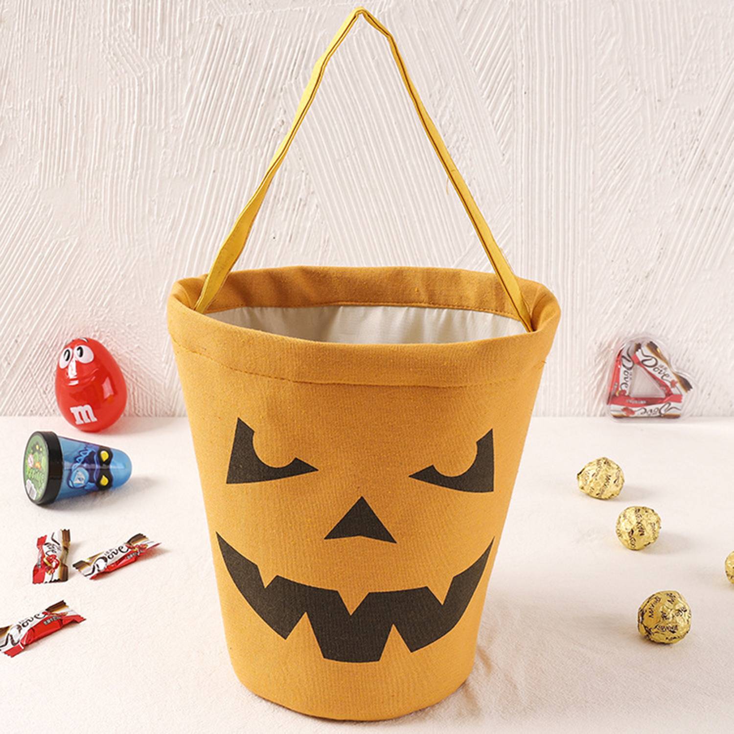 Halloween Canvas Treat Bag, custom tote bag with logo imprint 5