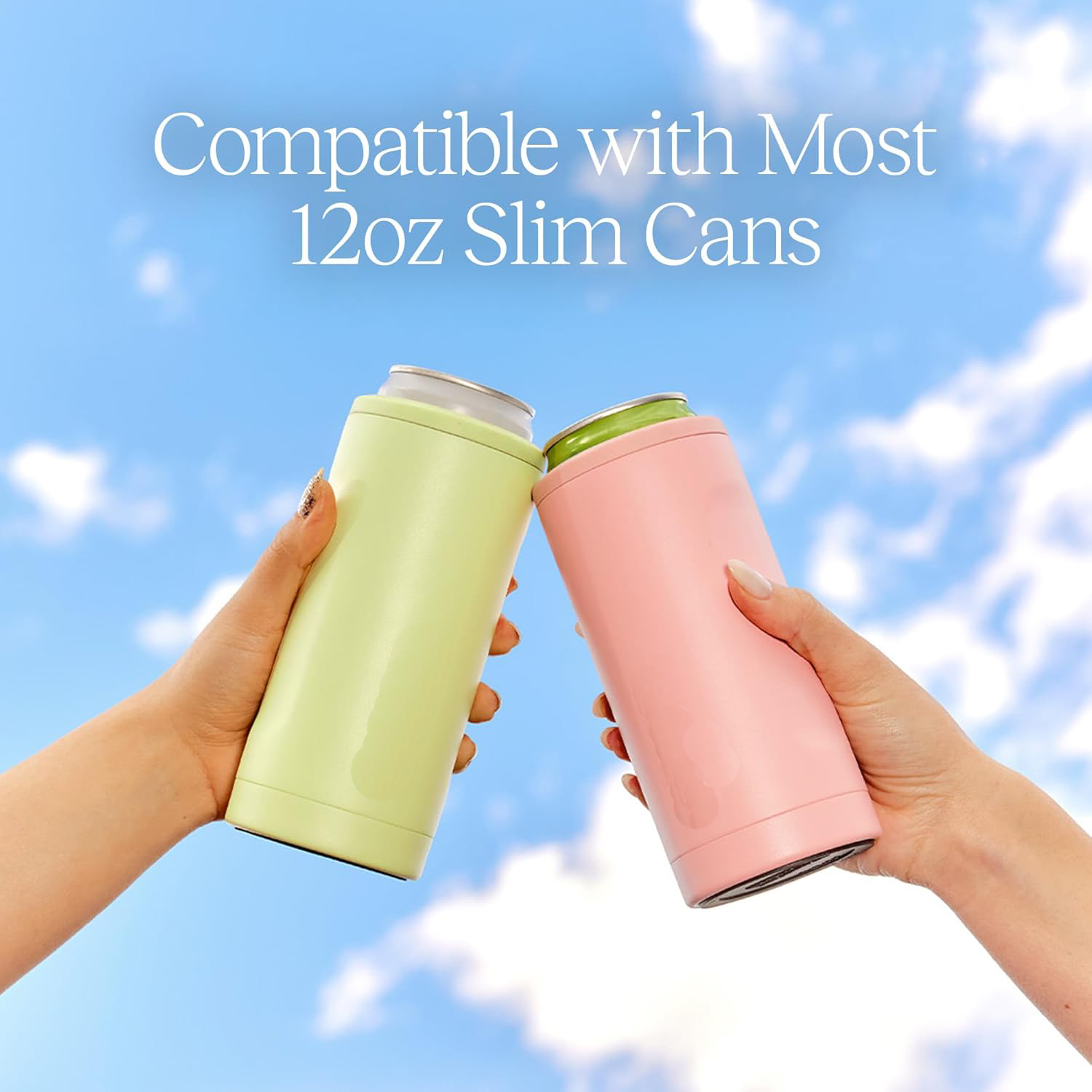 Stainless Steel Drink Holder for Hard Seltzer, Beer, Soda, and Energy Drinks 4
