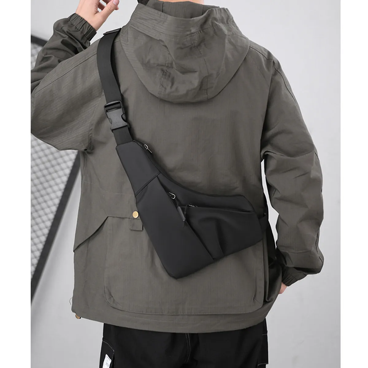 Lightweight Sling Crossbody Chest Bag Men Shoulder Backpack 8