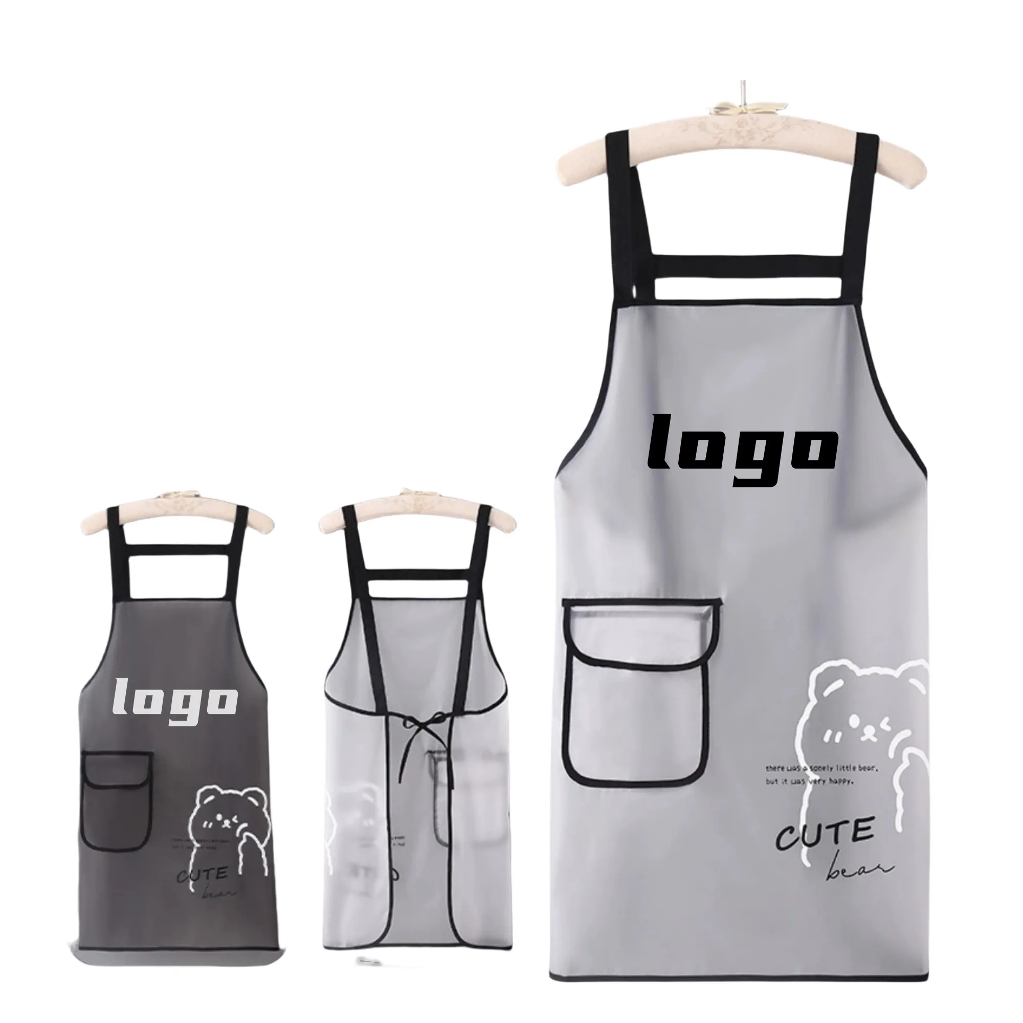 Logo - Printed Apron, Adjustable Straps, Home Cooking