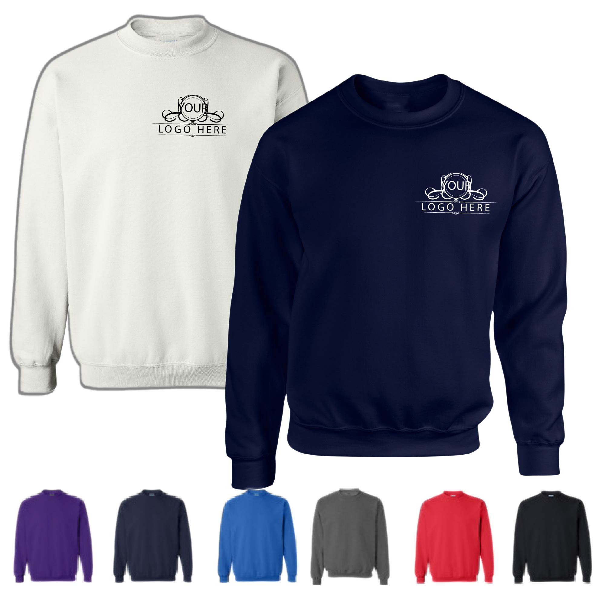 Unisex Stock Crew Neck Sweatshirt 2
