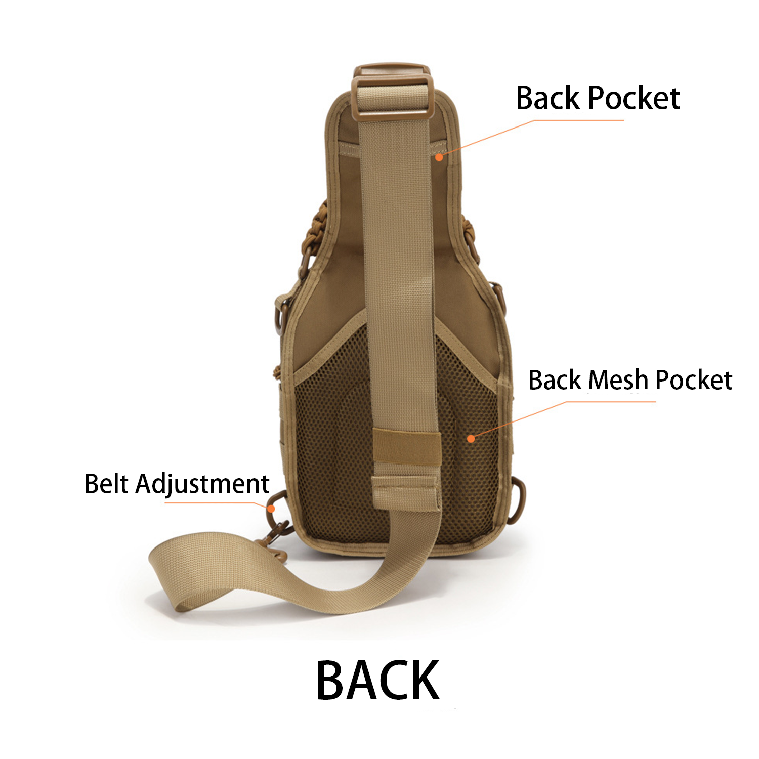 Multifunction Tactical Sling Chest Bag Pack 4