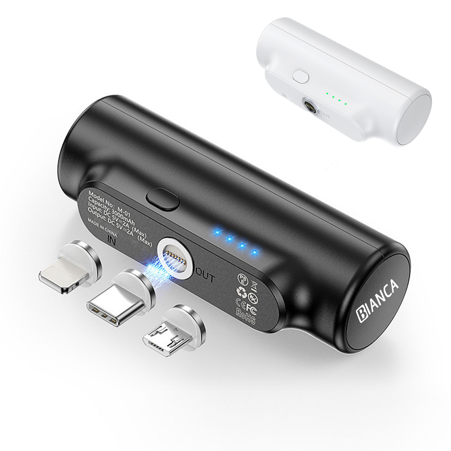 3000 mAh Mini Magnetic Power Bank 9