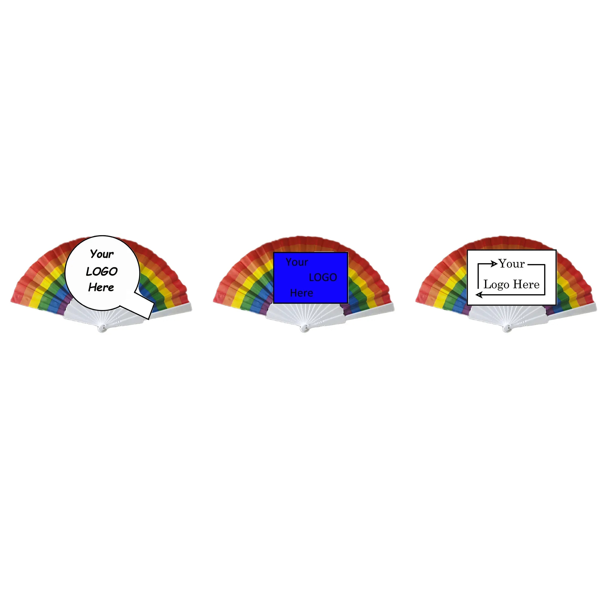 Full Color Summer Cooling Folding Fan 3