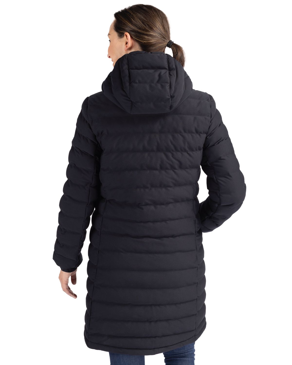 Mission Ridge Repreve Eco Insulated Womens Long Puffer Jacket