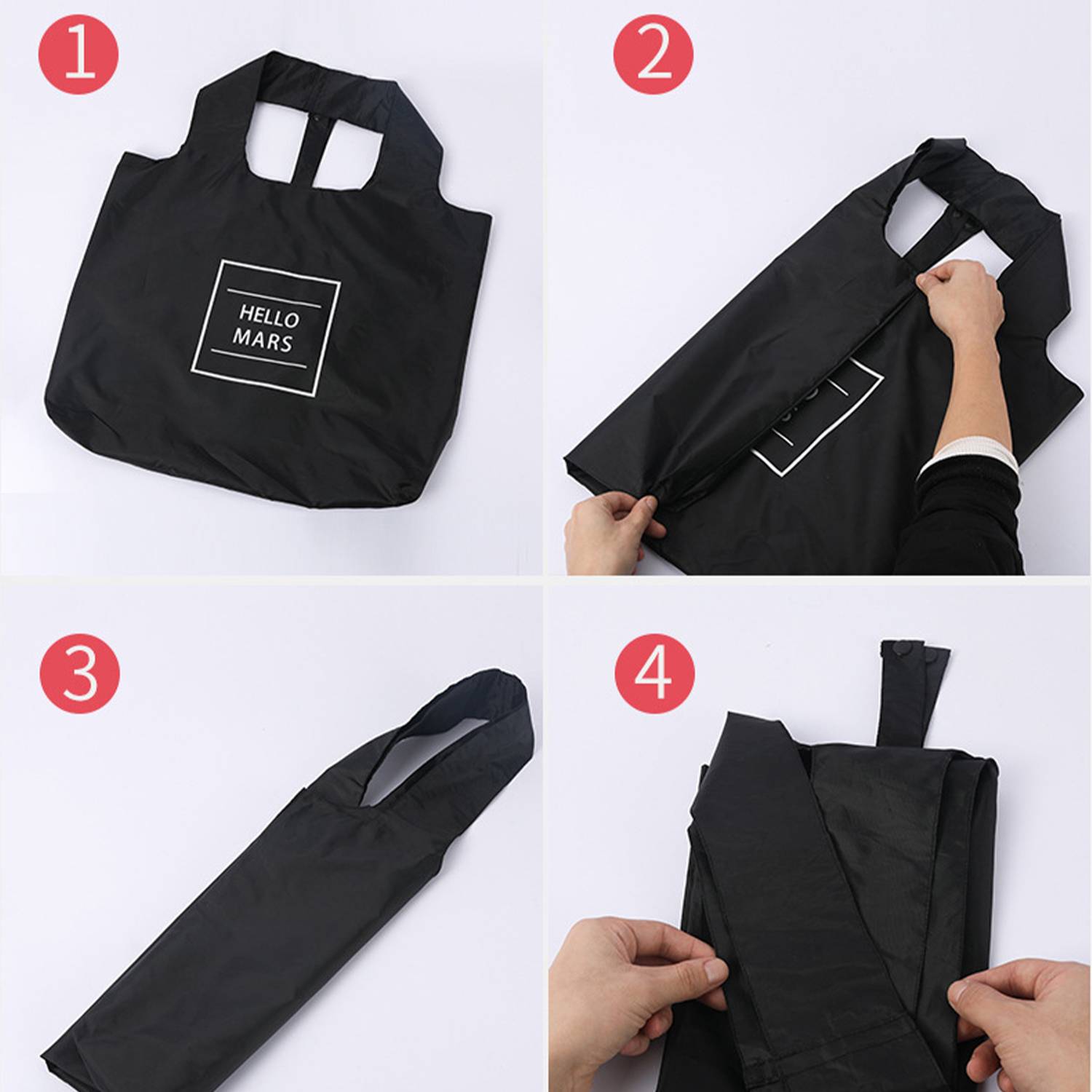 Waterproof Foldable Shopping Bag Grocery Storage Tote 7