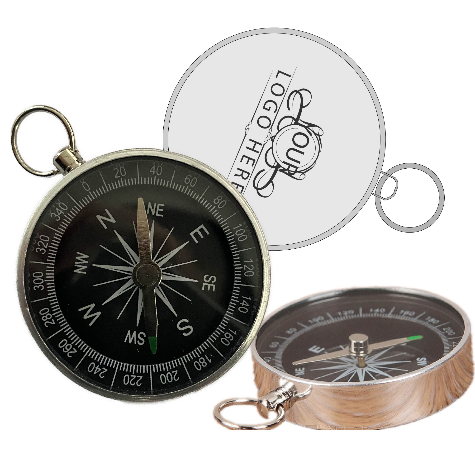 Aluminum Alloy Portable Compass 2
