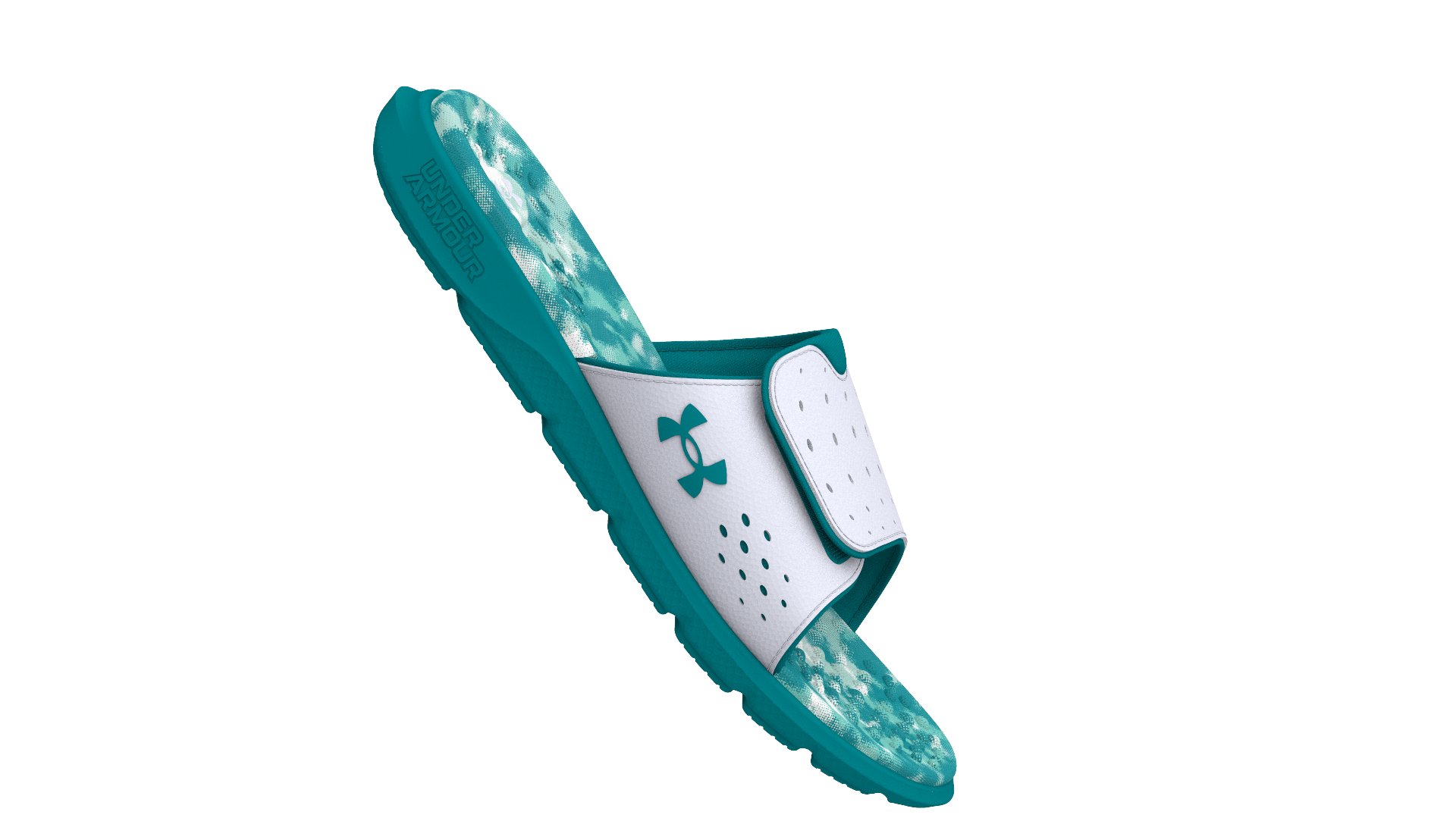 UA Ignite Pro Graphic Footbed Women's  Slides 8