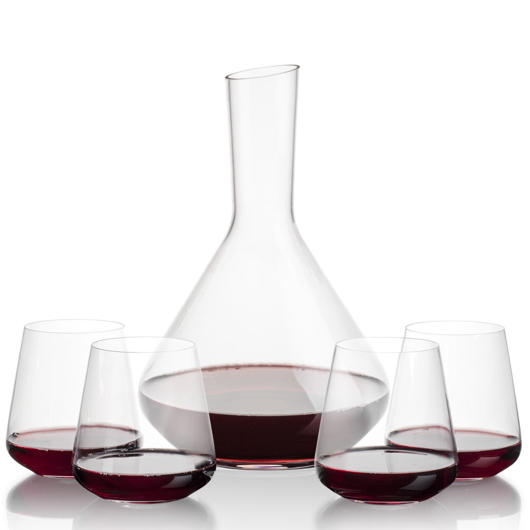 Terrassa Carafe & Breckland Stemless Wine 5