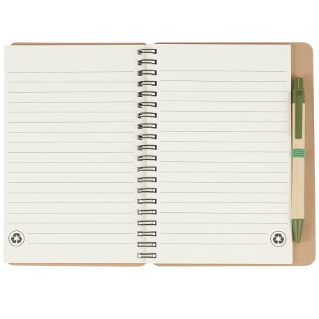 FSC® Mix 5" x 7" Eco Spiral Notebook with Pen 41