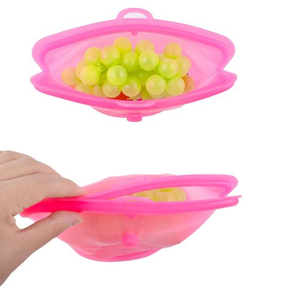 BPA Free Reusable Storage Bags Food Grade Silicone Gallon 2