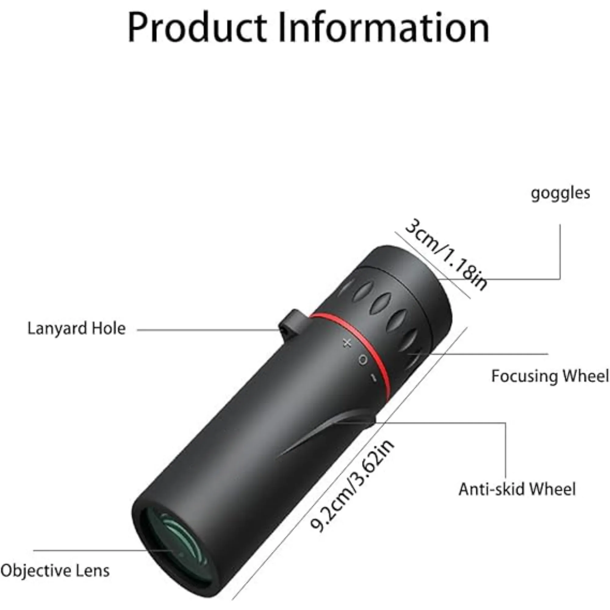 2000 x 24 Monocular Focus Optics Mini Telescope With Bracket 3