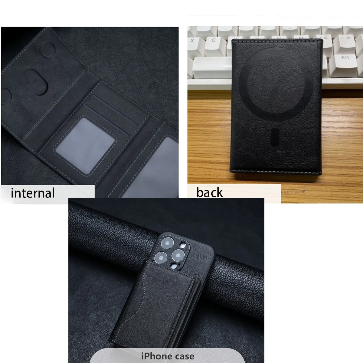 Cell IPhone LeatherUpgraded Magsafe Magnetic Wallet 6