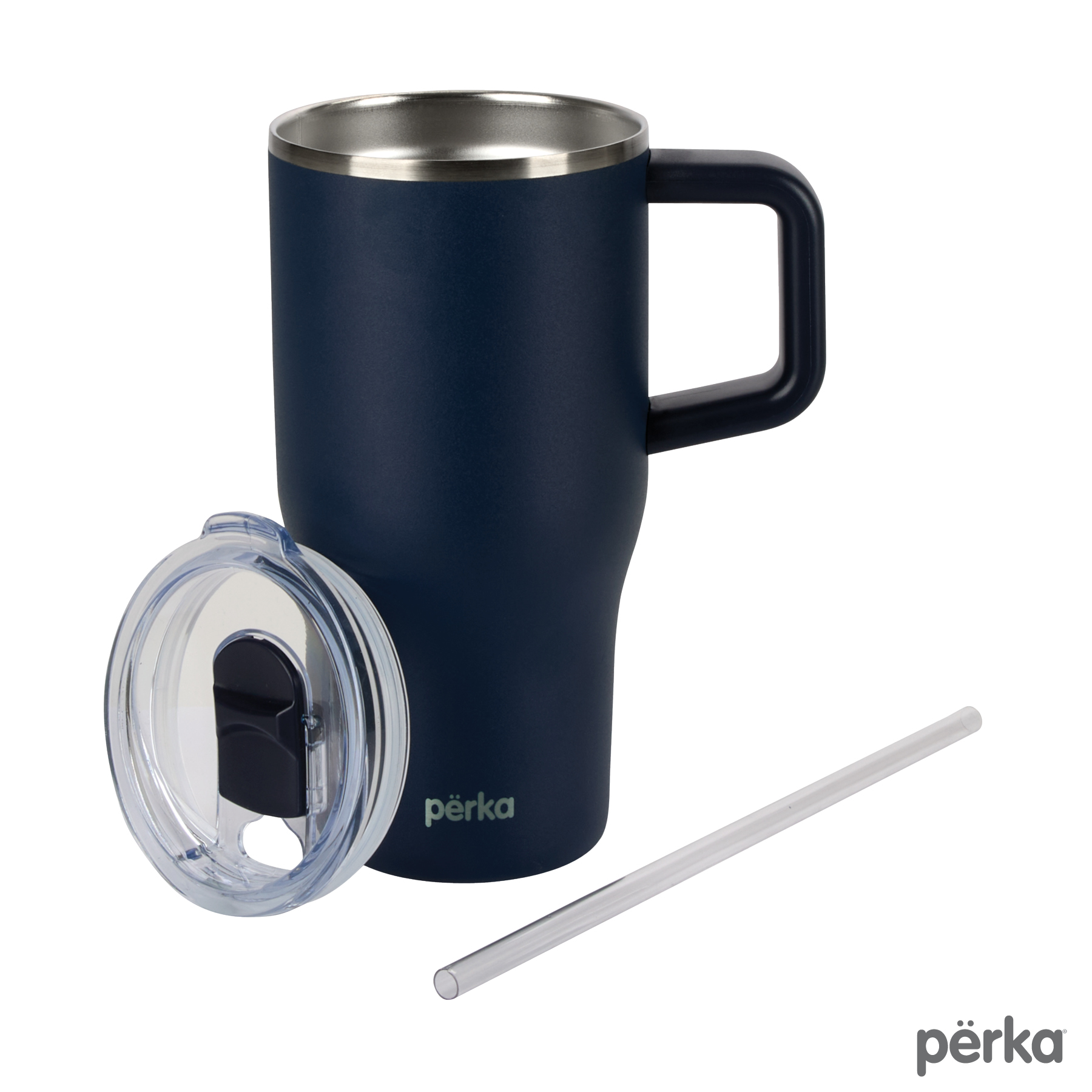 Perka® Myrton 20 oz. Double Wall, Recycled Stainless Steel Travel Mug 38