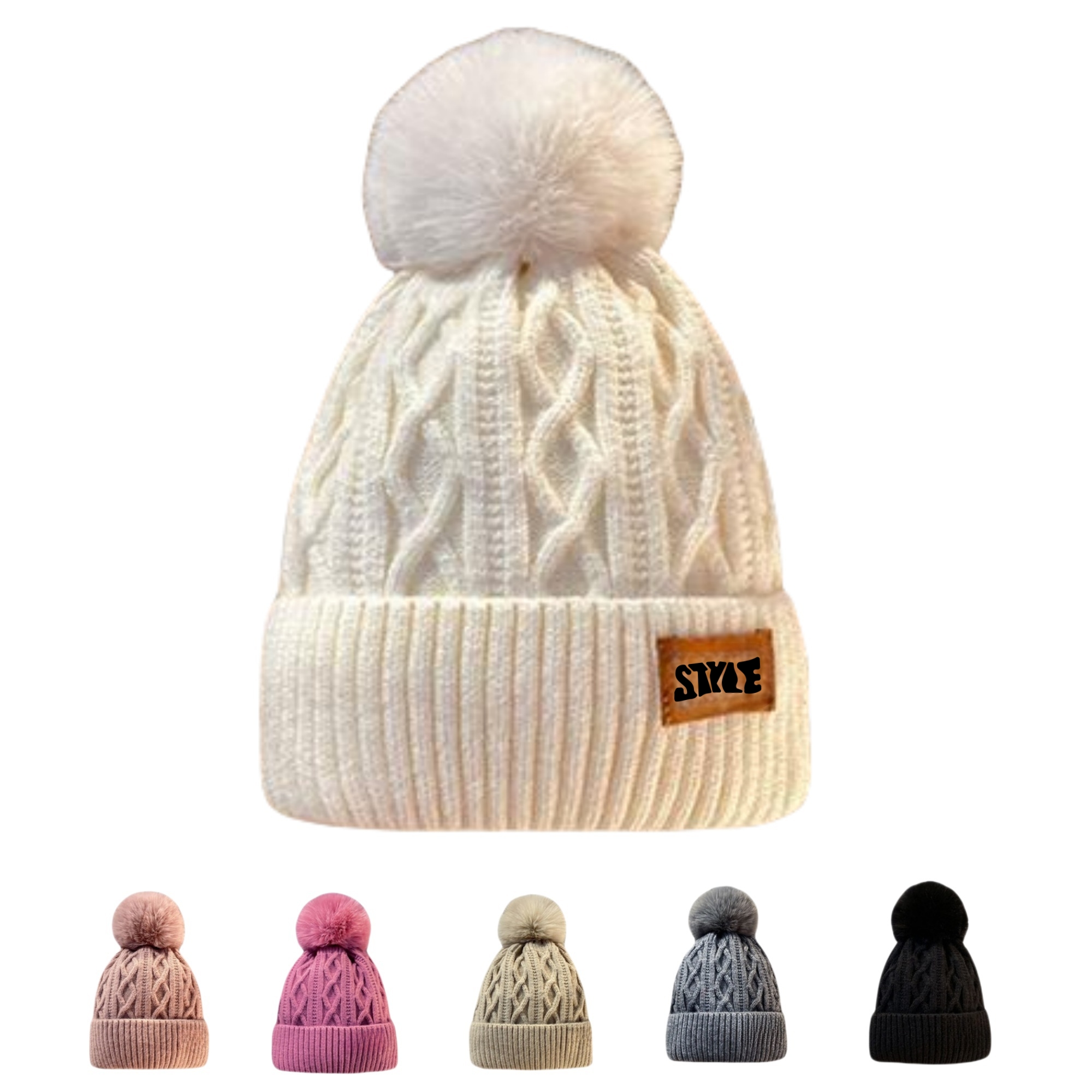 Warm Soft Winter Beanie Cap 2