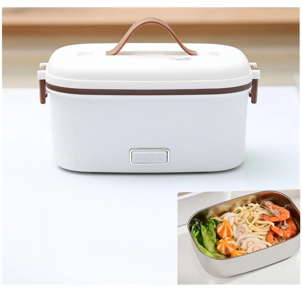 Car Electric Lunch Box 2 in 1 Portable Food Heater 1