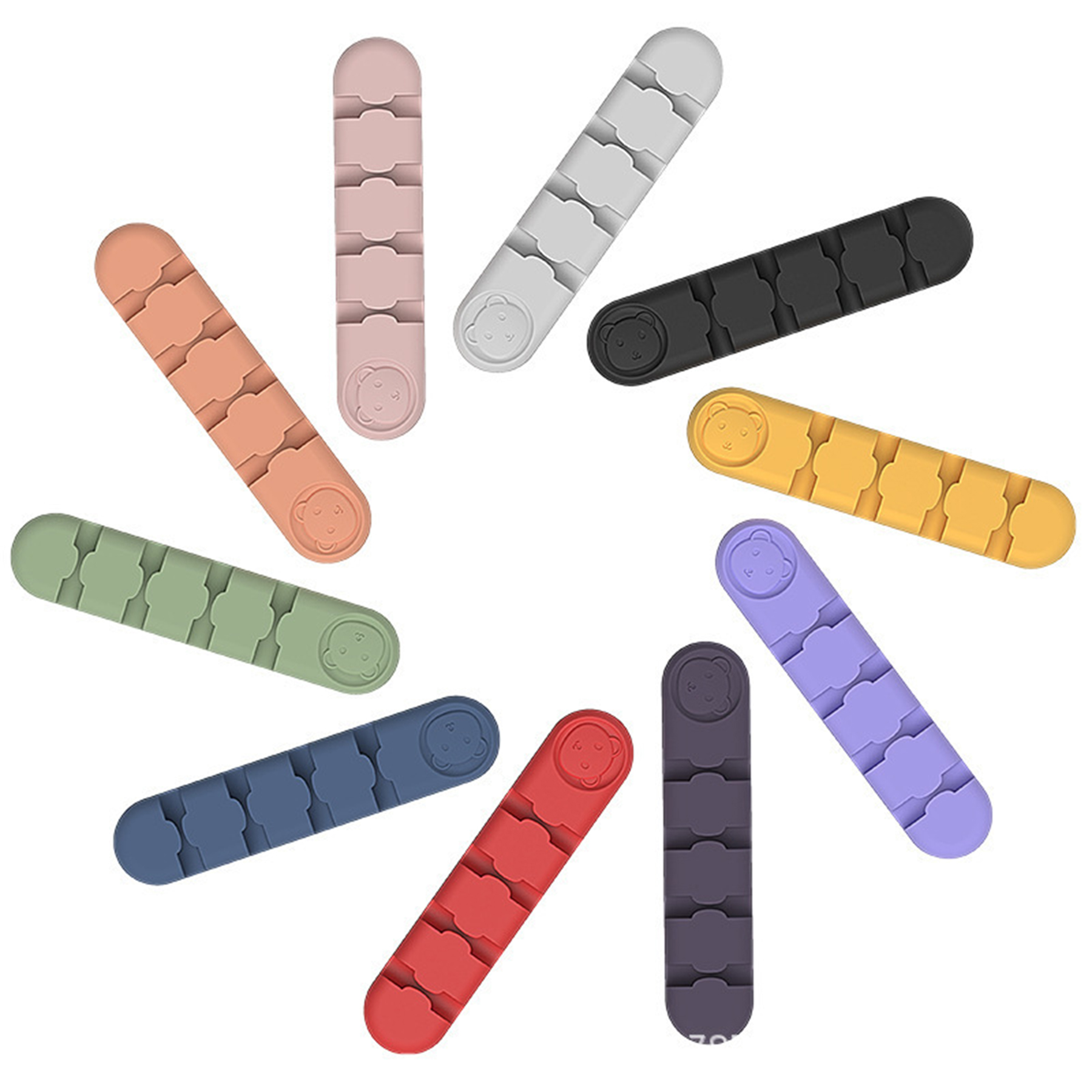 Silicone Cable Clip Organizer 2