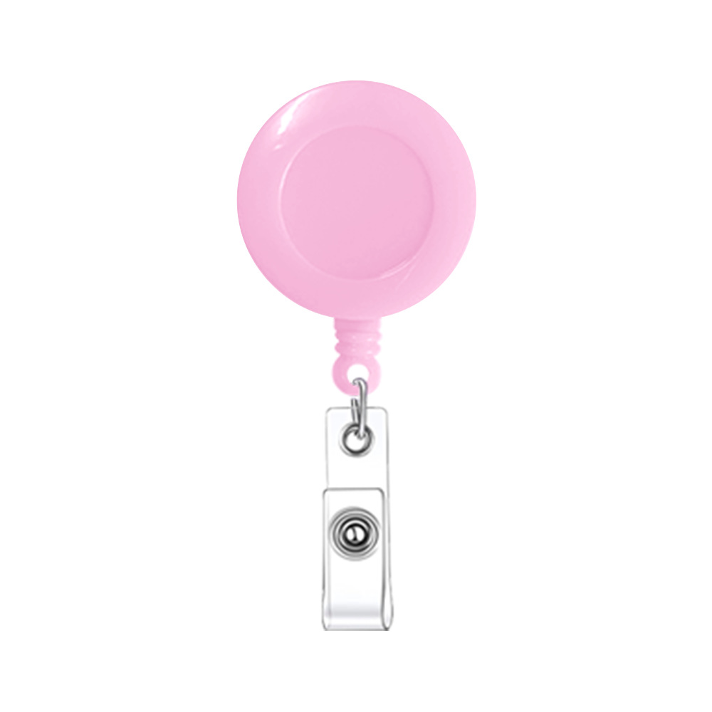 Round Retractable Badge Holder W/ Clip 5