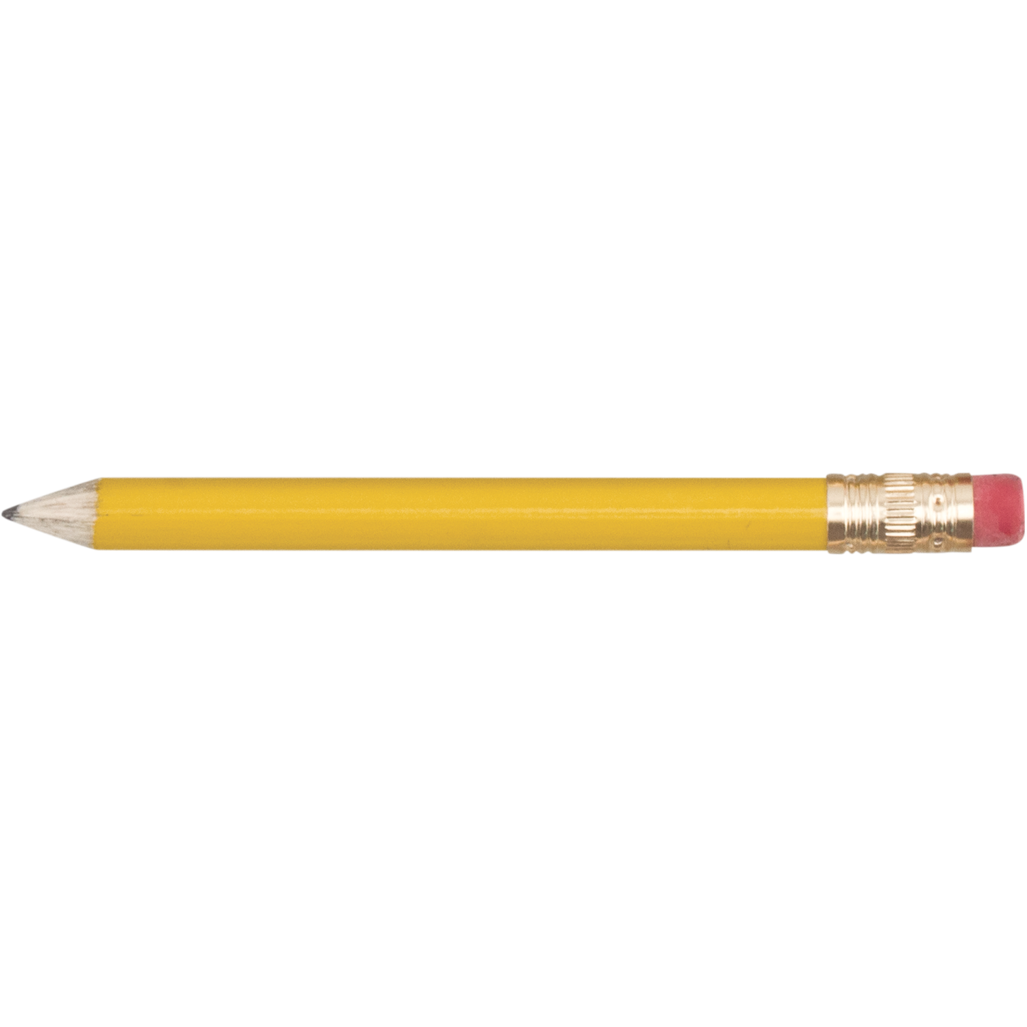 Round Wooden Golf Pencil With Eraser 11