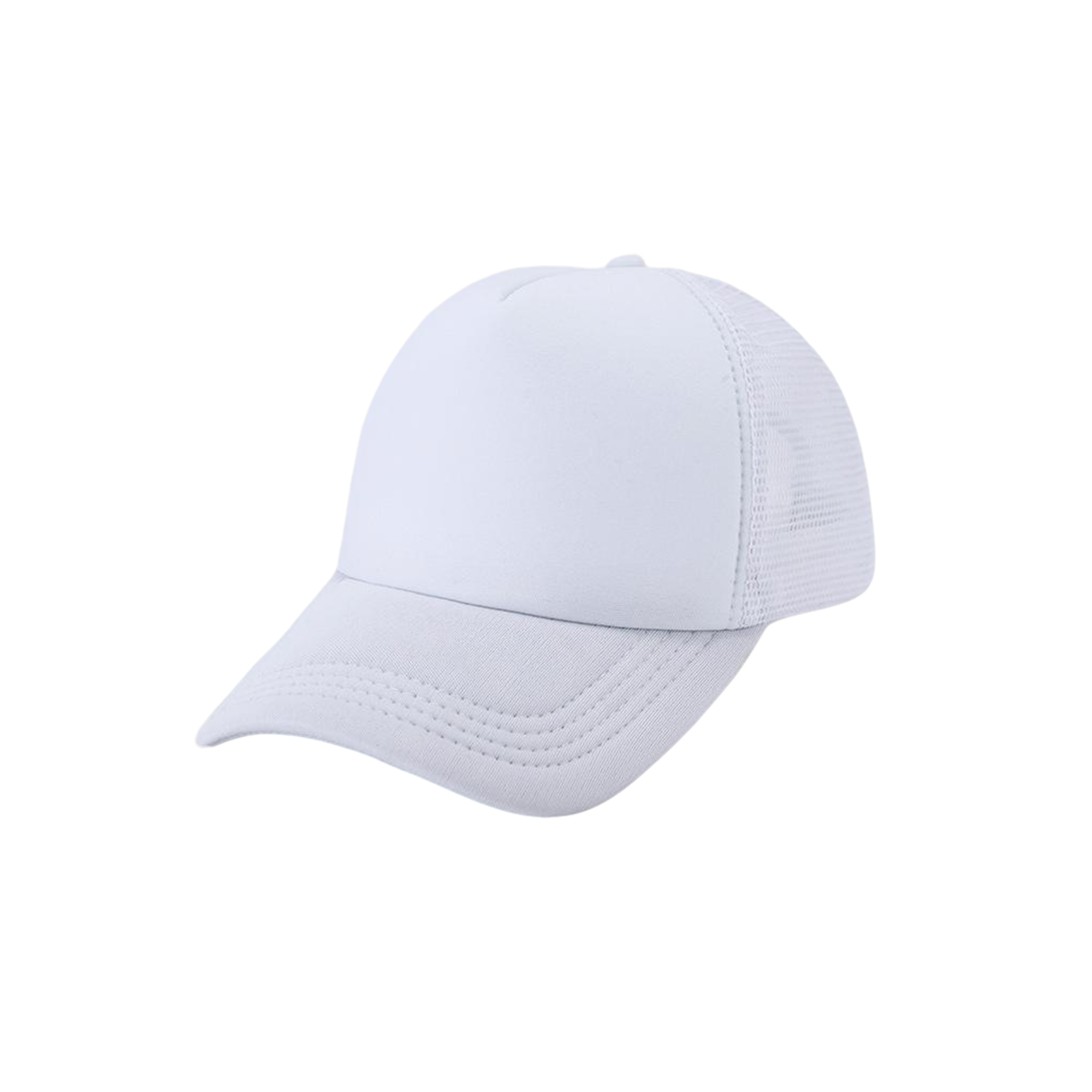 Sponge Mesh Back Trucker Cap With Plastic Snapback 7
