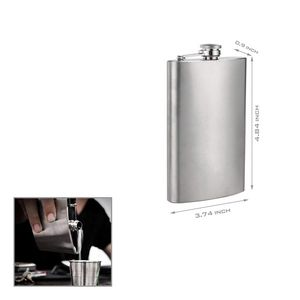 Stainless Steel Hip Flask With Tightly Sealed Cap 2