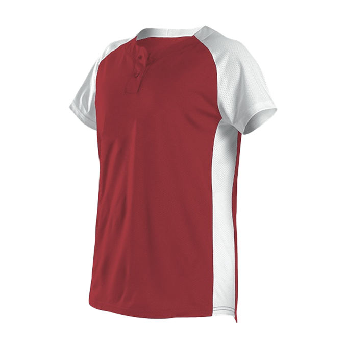 Womens Two Button Fastpitch Jersey 4