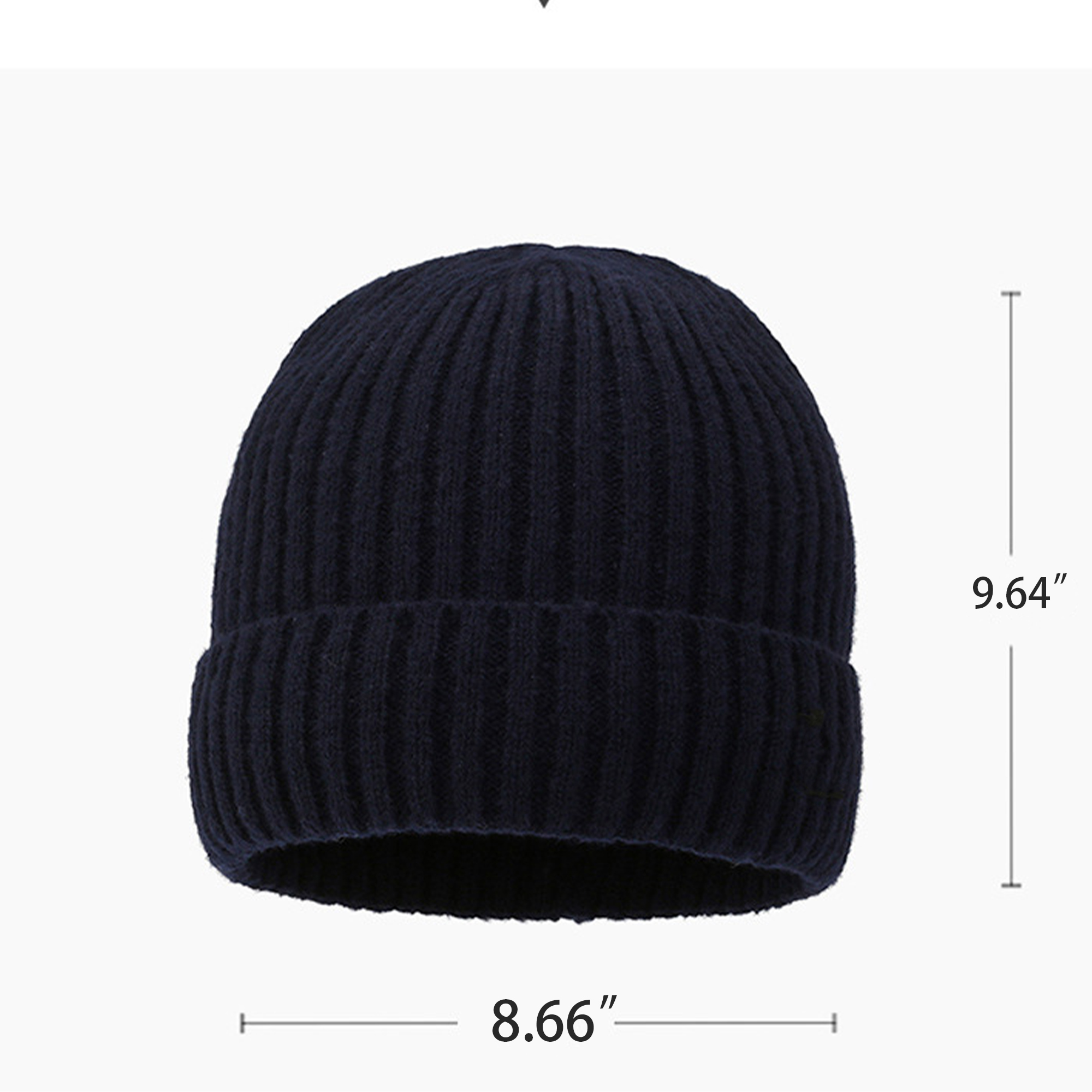 Knit Fabric Outdoor Winter Thick Cold Hat 3