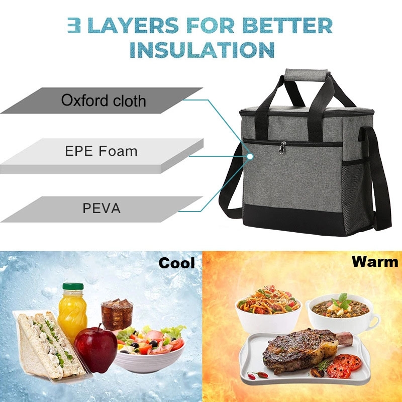 Custom 15L Insulated Lunch Bag Soft Cooler cooling 4