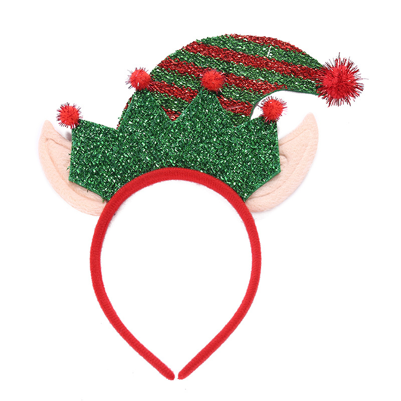 Reindeer Shaped Elf Christmas Santa Snow Man Hair Hoop Headband For Christmas Party Decoration Child 2