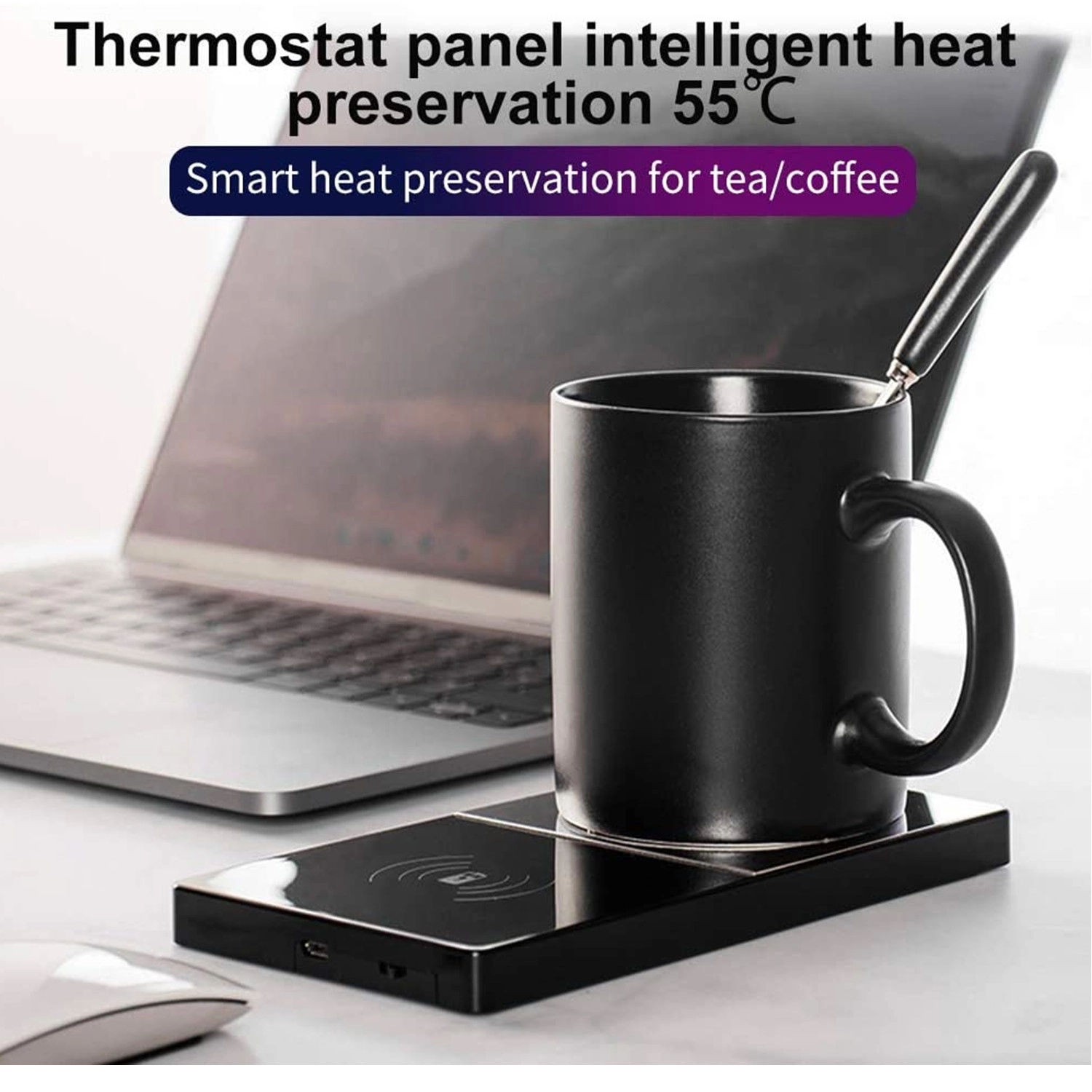 Mug Warmer Wireless Charger 3 in 1 7