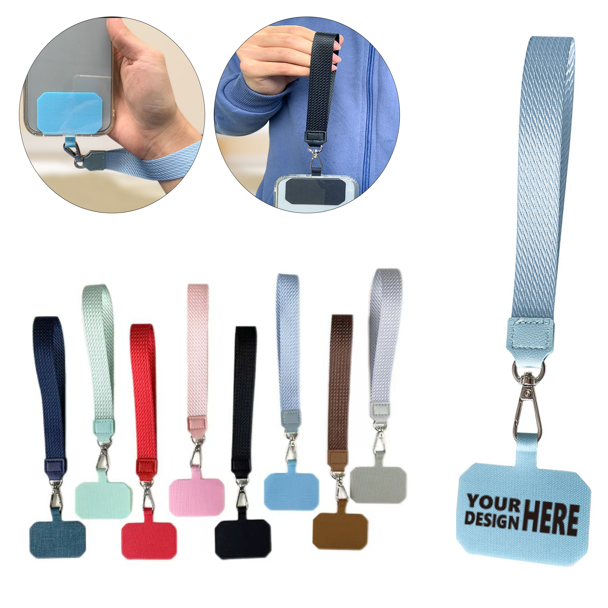 Short Rope Cell Phone Wrist Lanyard 2