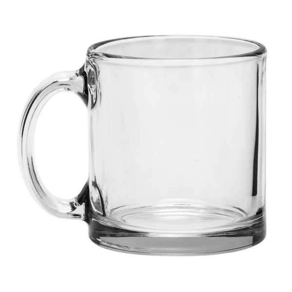 Red Eye 13 oz Libbey Clear Glass Coffee Mug 20