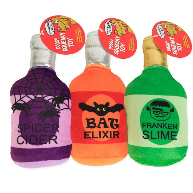 Halloween Poison Bottle Dog Toys - Assorted 1