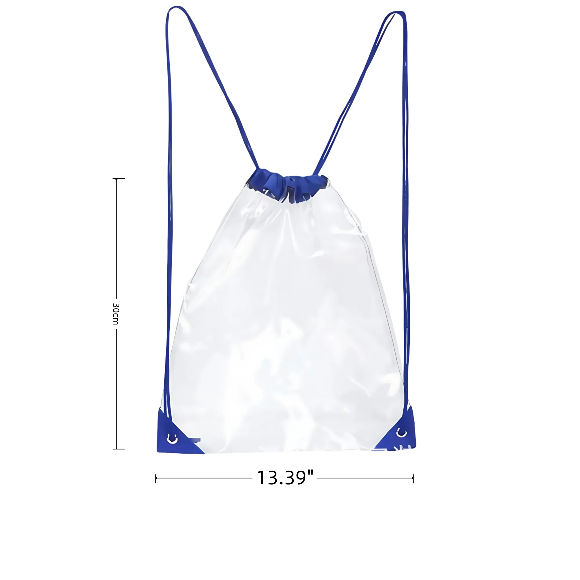 Transparent PVC Drawstring Bags for Clothing and Cosmetics 2