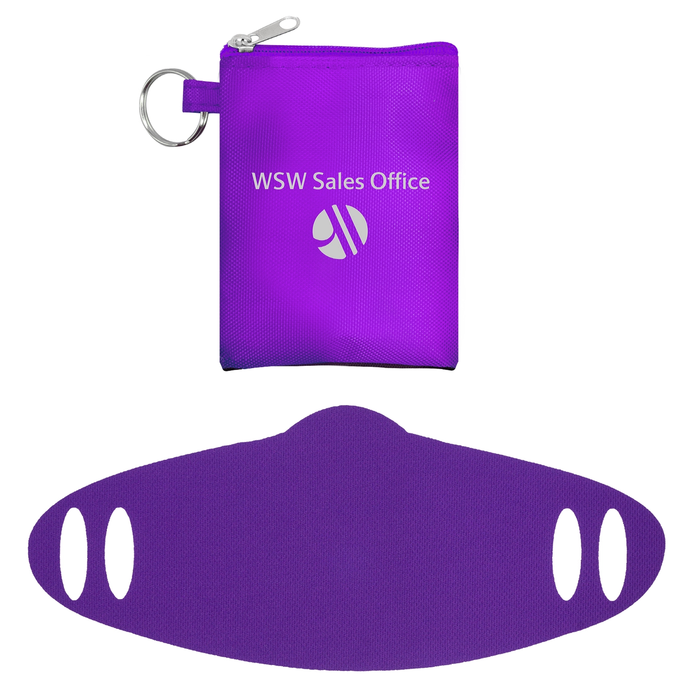 Tall Stretchy Face Mask Pouch 16