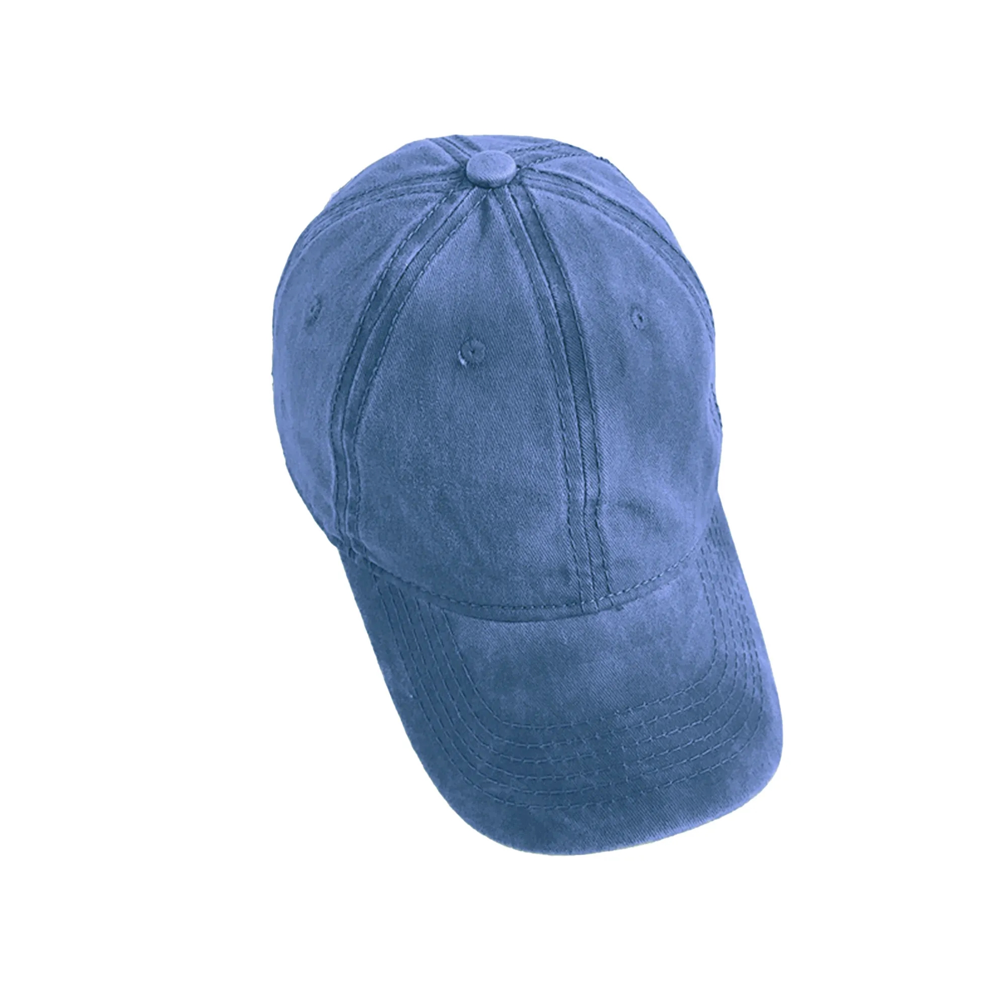 Retro Washed Cotton Baseball Cap for Men and Women 12