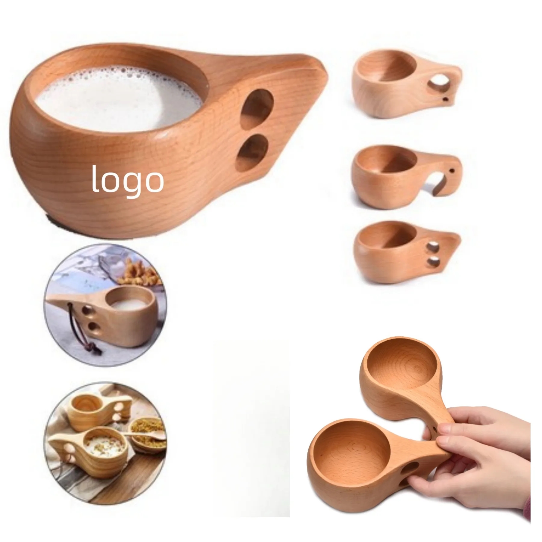 Camping Wood Mug 2