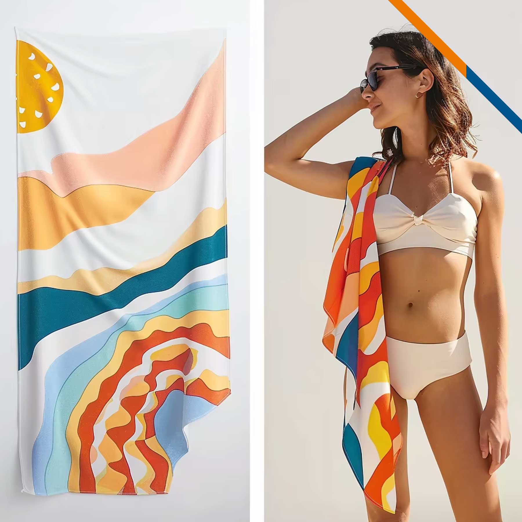 Litery Beach Towel - Style C 2