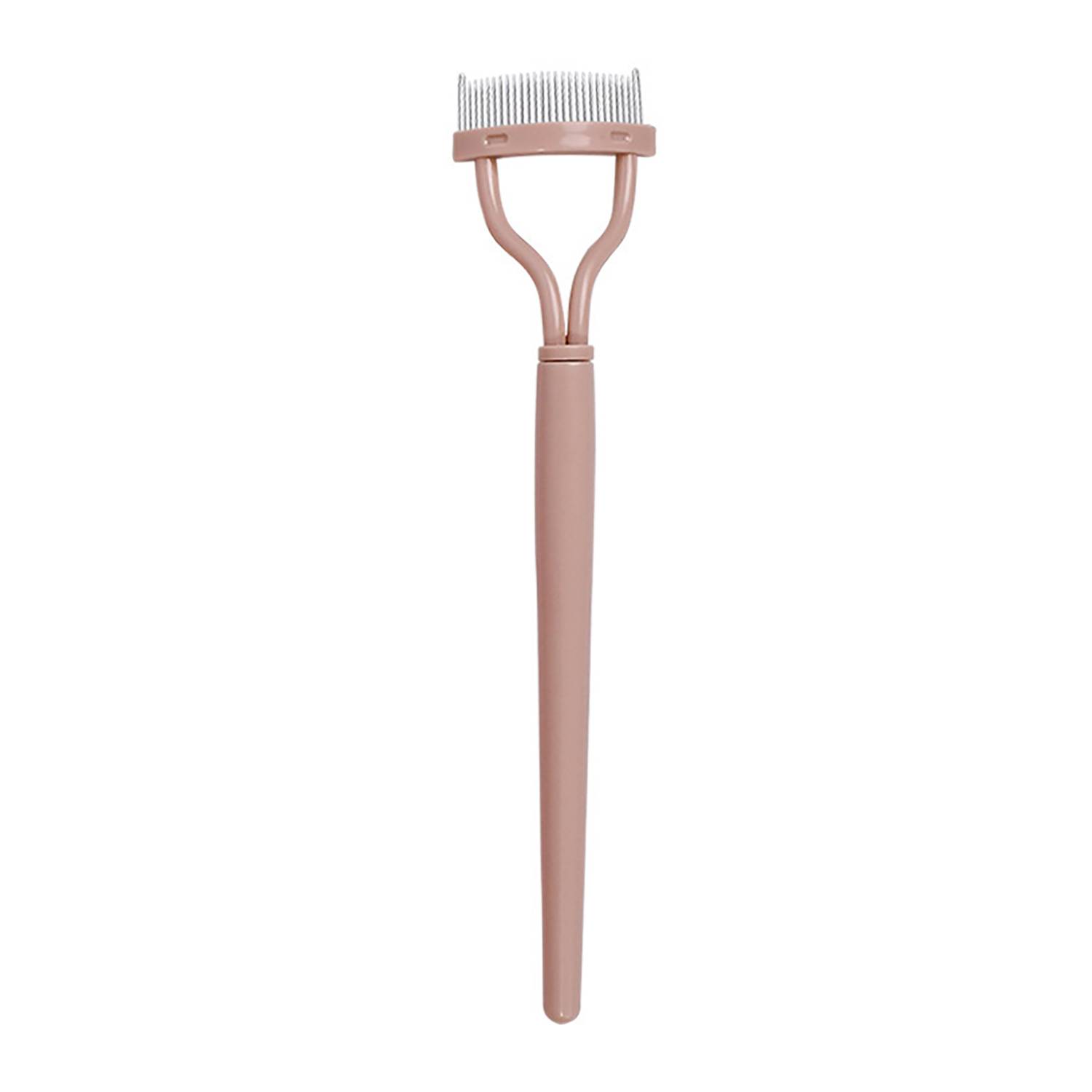 Semi-Circular Steel Tooth Eyelash Comb With Cover 8