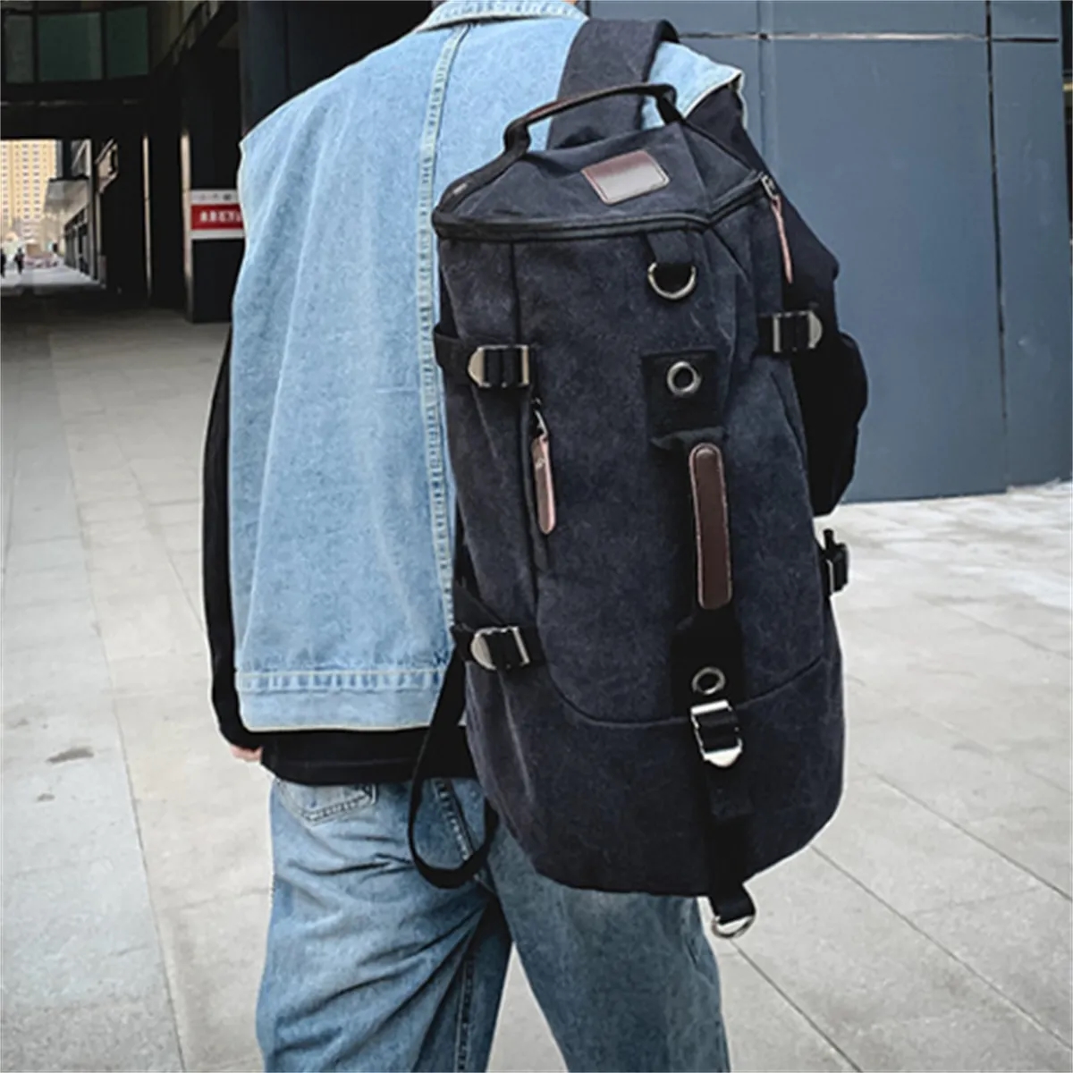 Convertible Duffel Bag Carry On Backpack 3