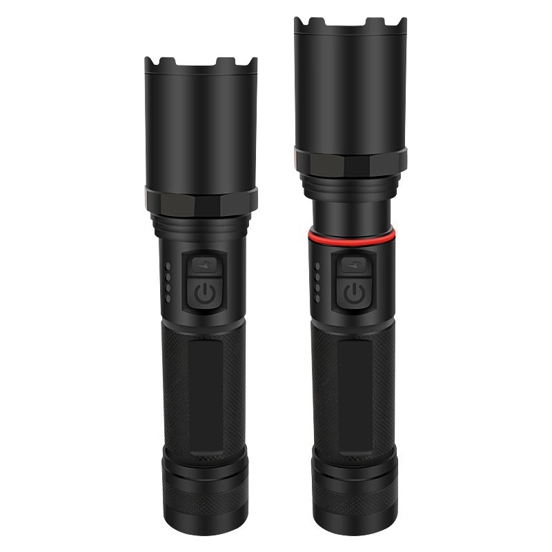 Custom Rechargeable Zoomable Flashlights 3