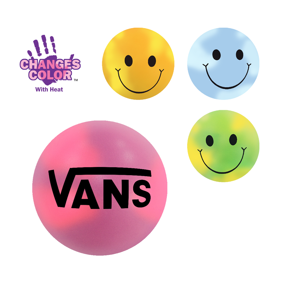 Mood™ Smiley Face Stress Ball 4