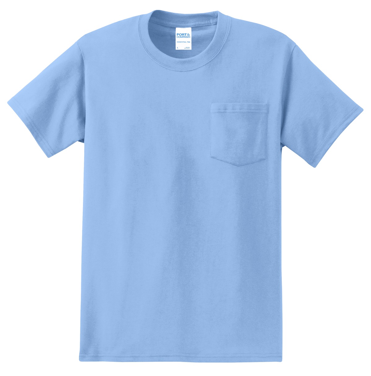 Port & Co Tall Essential Pocket Tee. PC61PT 142