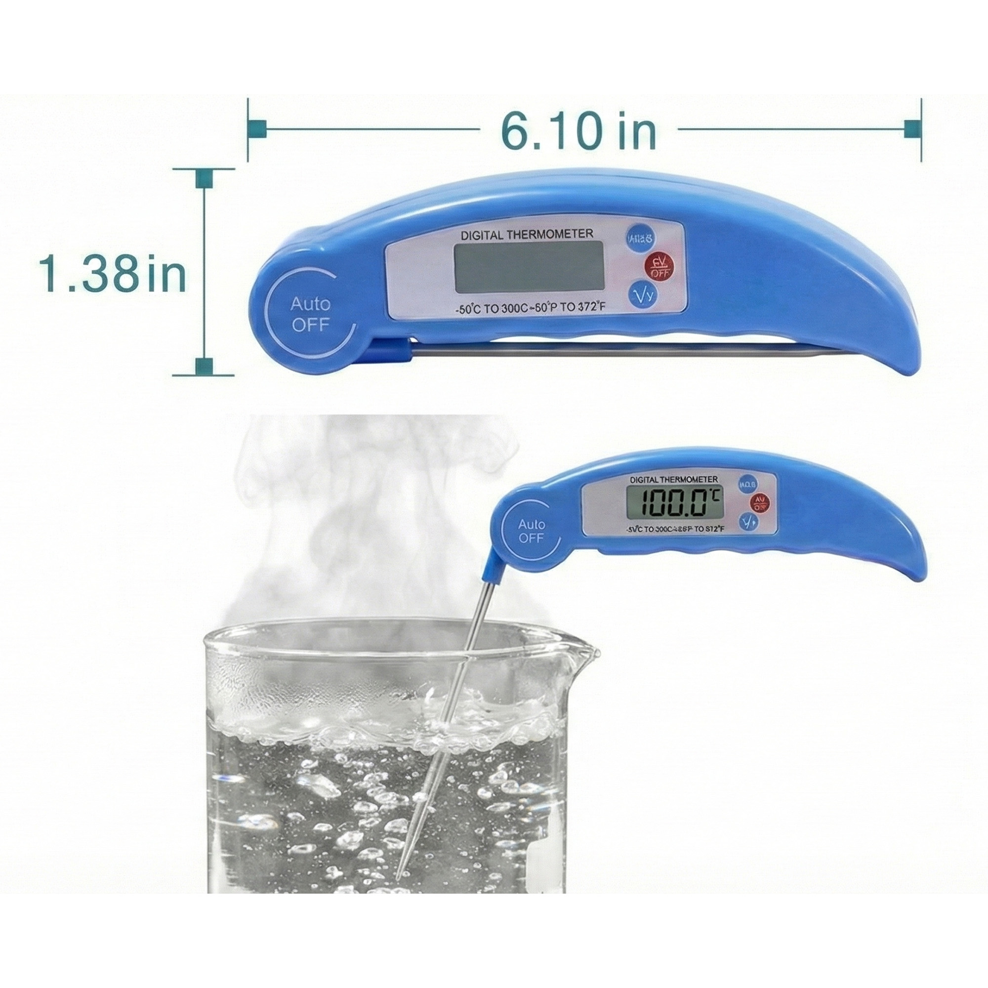 Digital Instant Read Foldable Meat Thermometer For Kitchen 3